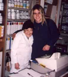 lady with a really bad toupee